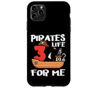 3er cumpleaños Piratas Vida para mí 3 años cumpleaños niños niños Carcasa para iPhone 11 Pro MAX