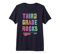 3er Grado Rocks Estudiante Maestro Rockstar Team Tercer Grado Camiseta Premium