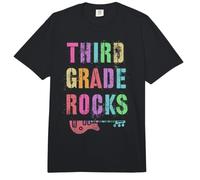 3er Grado Rocks Estudiante Maestro Rockstar Team Tercer Grado Comfort Colors Adult Heavyweight T-Shirt