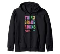 3er Grado Rocks Estudiante Maestro Rockstar Team Tercer Grado Sudadera con Capucha