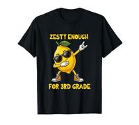 3er Grado Zesty Enough Lemon Rocking Back to School Camiseta