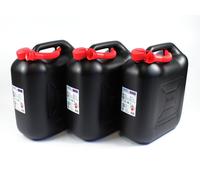 3er Kit Bidón 20L Combustible Bidón un Aprobado Diesel Gasolina