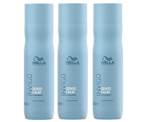 3er Senso Calm Sensitiv Shampoo Invigo Wella Professionals mit Allantoin je 250 ml = 750 ml