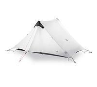 3F UL GEAR lanshan - Tienda de campaña Ultraligera para 2 Personas, para Exteriores, 3 Estaciones, Profesional, 15D, silnylon, sin Varillas, 4 Estaciones (2P Gris 3 Estaciones)