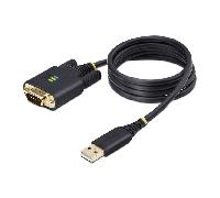 StarTech Cable adaptador USB a serie 1P3FFCB-USB-SERIAL 1 m FTDI USB-A a DB9 RS232 Win/Mac/Linux