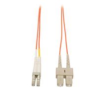 3FT Tripp Lite Dúplex SC Multimodo LC Multimode Cable de parche de fibra óptica