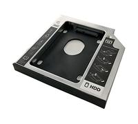 3Go Adaptador para PORTÁTIL HDDCADDY127 para SUSTITUIR DVD DE 12.7MM por HD/SSD DE 2.5'/6.35CM SATA Incluye Destornillador/Tornillos DE Montaje
