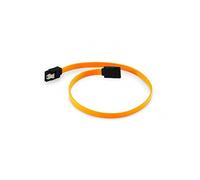 3GO Cable SATA CSATASK4 con pletina de seguridad 7 pines 39 cm Naranja
