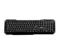 3GO Teclado KBDRILEPS2-22 QWERTY Español Negro Multicolor