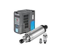 3H-P 2.2KW Unidad de frecuencia variable VFD y Motor husillo refrigerado por aire con portabrocas ER20 for fresado enrutador CNC Para principiantes y uso doméstico