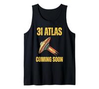 3I Atlas C2025 N1 Nave Espacial Cometa interestelar Llegada Alien Camiseta sin Mangas