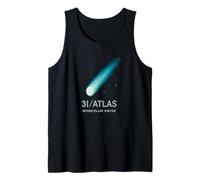 3I Atlas Interestelar Visitante Astronomía Diseño Espacial Camiseta sin Mangas
