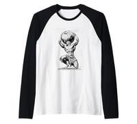 3I/Atlas Mitología - Titán Celestial Astronomy Art Camiseta Manga Raglan