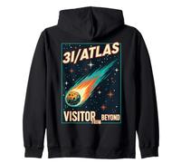 3I Atlas visitante de más allá del Arte cósmico Vintage Sudadera con Capucha