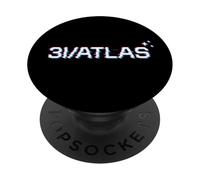 3I/Atlas Visitante Interestelar Astronomía Efecto de Falla Espacial PopSockets PopGrip Adhesivo