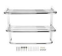 3ier Sainless Seel Bahroom - Soporte plegable para búhos de pared, multifunción, ideal para el hogar y albergue, 21.7 x 45 x 8.3 pulgadas