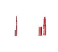 3INA MAKEUP - The Automatic Lip Pencil 503 + The Color Lip Glow 254 - Perfilador de Labios Nude Retrácti Waterproof + Labial Hidratante Rosa nude con Manteca de Karité - Vegan - Cruelty Free