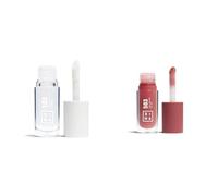 3INA MAKEUP - The Color Lip Oil 100 + The Color Lip Oil 503 - Transparente + Nude - Bálsamo de Labios con 24h de Hidratación & Ácido Hialurónico - Efecto Brillante y Voluminizador - Brillo de Labios
