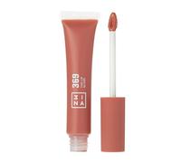 3INA MAKEUP - The Lip Gloss 369 - Rosa oscuro - Brillo de labios de textura cremosa y ligera - Labial de efecto glossy y súper brillante - Aplicador en forma de esponja - - Vegan - Cruelty Free