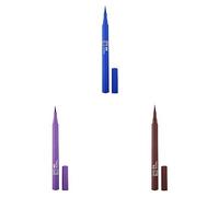 3INA MAKEUP - Vegano - The Color Pen Eyeliner 482 + The Color Pen Eyeliner 850 + The Color Pen Eyeliner 575 - Eyeliners líquidos de colores - Delineadores de ojos con punta precisa - Cruelty Free