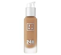 3INA - The 24H Foundation 654 - Base de Maquillaje Marrón Claro | Cobertura Total - 24H de Duración y Resistente al Agua - Vegan - Cruelty Free