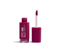 3INA- The Longwear Lipstick 386 -Labial Líquido Morado- Larga duración | Larga Duración con Ácido Hialurónico Hidrata los Labios - Barra de Labios Mate de Alta Pigmentación - Vegan - Cruelty Free