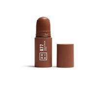 3INA - The No - Rules Stick 677 - Colorete en Barra Marrón - 3 en 1 | con Ácido Hialurónico - Colorete 3 en 1 Mejillas Labios y Ojos - Colorete Tamaño Viaje - Vegan - Cruelty Free