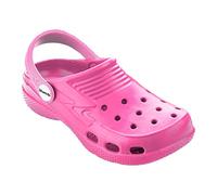 3Kamido Croco Kids Hermosos Zuecos para niños Zapatos de jardín Chanclas arenero Camping niños y niñas (Rosa, 26)