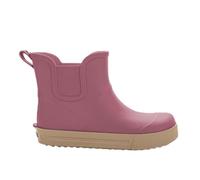 3Kamido GoEasy Botas de agua para niños - Botas Chelsea, elegantes, Barefoot shoes, cortas, con cinta reflectante, plantilla antibacteriana y suela antideslizante (rosa oscuro, 24/25)