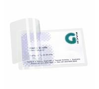 3L 11024 - Fundas de protección adhesivas para tarjetas (100 unidades, 66 x 100 mm)