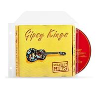 3L Es 10294 - Funda para Almacenaje de CD y Carátula con taladros para archivo, transparentes, 100 unidades