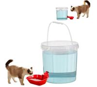3L Large Capacity Silent Automatic Pet Water Dispenser for Cats and Dogs, Auto-Feeding Water Bucket, Travel-Friendly Hydration Station for Pets (5L)