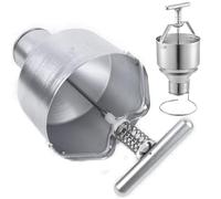 3L Manual Donut Depositor,Donut Mold,Stainless Steel Material,6 Thicknesses Adjustment,Dropper Hopper with Stand,for Home Restaurant Bakeries Kitche Cafes