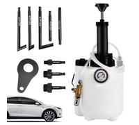 3L Manual Transmission Oil Pump | ATF Fluid Extractor & Brake Fluid Change Tool Nylon Leak-Proof Automotive Vacuum Oil Filling System Gearbox Óil Injector Pump Kit For Car Truck RV Boat Motorcycle Mai
