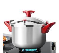 3L olla a presión de acero inoxidable - olla a presión súper rápida, olla profesional con sistema de tapa de bloqueo seguro, compatible con todas las fuentes de calor de inducción incluida (3 L)