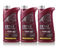 3L Original MANNOL Extra Aceite Motor 75W-90 Api Gl 4 / Gl 5 Ls MN8103-1
