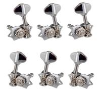 3L3R 6 piezas 1:18 clavijas de afinación de cuerdas de guitarra, afinadores, clavijas de máquina, perillas, llaves de afinación for guitarra acústica o eléctrica