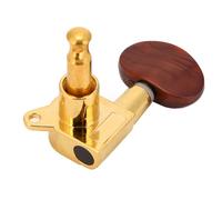 3L3R Cabezal de Guitarra Cabezas de Máquina para Guitarra Eléctrica Acústica Silver Silver 6 Piezas (Oro)