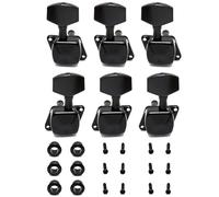 3L3R - Clavijas de afinación de guitarra eléctrica de aleación de zinc medio cerrado, cabezales de máquina para guitarra Les Paul LP SG ES