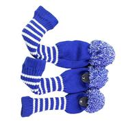 3lots - Fundas de golf resistentes al desgaste para conductores de golf, fundas de punto largas para cabeza de golf, equipo profesional, doble capa