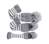 3lots - Fundas de golf resistentes al desgaste para conductores de golf, fundas de punto largas para cabeza de golf, equipo profesional, doble capa