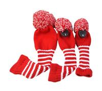 3lots - Fundas de golf resistentes al desgaste para conductores de golf, fundas de punto largas para cabeza de golf, equipo profesional, doble capa