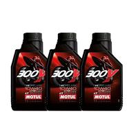 3Lt Litro Aceite Motor MOTUL 300V 10W40 4T 100% Sintético Estercore Moto Racing