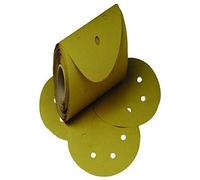 3M 01379 Stikit Gold - Rollo de disco de película sin polvo de grano P180 de 6 pulgadas (paquete de 4)