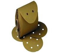 3M 01642 Stikit Gold - Rollo de disco sin polvo de grano P100A de 6 pulgadas (paquete de 10)