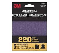 3M 1/4SHT5PK220 5PK - Hoja de arena (220 g)