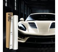 3M 2080 Car Wrapping - Lámina autoadhesiva para coche, moto, barco, protector de pintura 3D con canales de aire para laminar (SP10 Satin Pearl White, 50 x 152 cm)