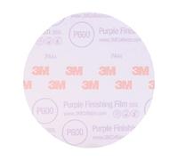 3M 30366-50PK Hookit 3" Purple Finishing Film Disc (Pack of 50)