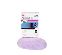 3M 30668 Hookit - Disco de película de acabado de grano P1200 de 6 pulgadas, color morado
