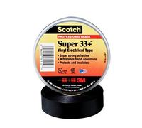 3M 33+Super-1x36YD SUPER33+-25X33 Scotch - Cinta aislante (33 m x 25 mm), color negro